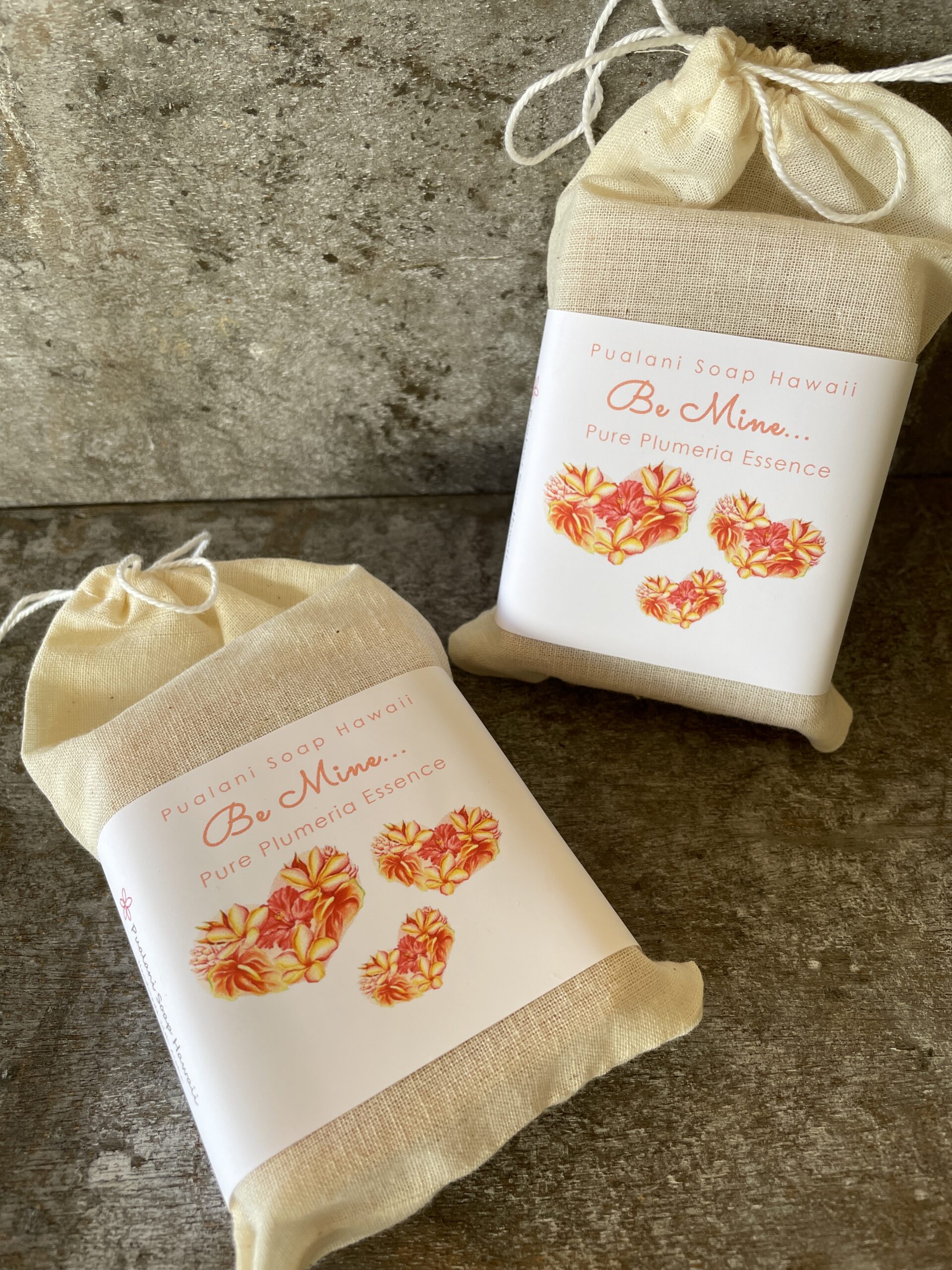 Be Mine… with Pure Plumeria Essence 2oz & 4oz PUALANI SOAP HAWAII